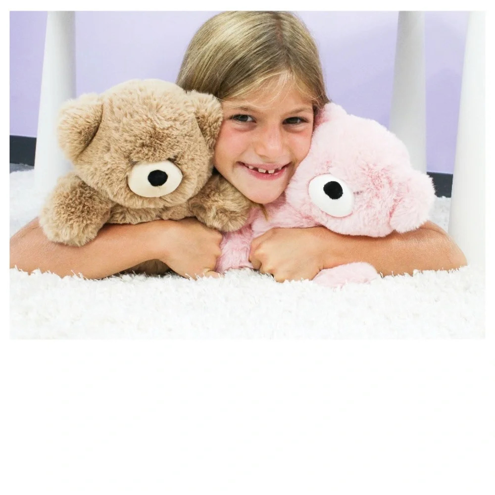 Worlds softest plush- pink bear, 2019 Beverly Hills Teddy Bear Co.